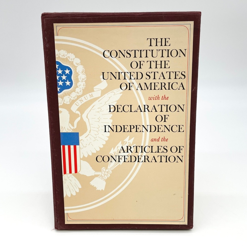 David McKay US Constitution Declaration Independence Book 1976 Bicentennial HC
